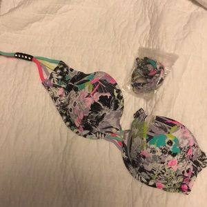 Victoria’s secret swimsuit top with rhinestones